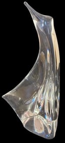 Signed Daum, France Art Glass Penguin Figure Large