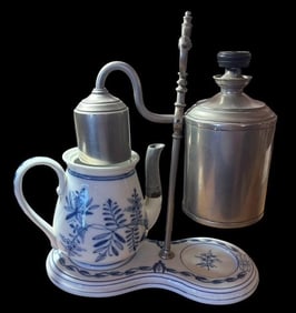 German Vintage Coffee Brewer - Onion Pattern Meissen Style