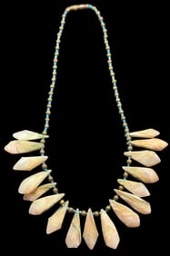Native American Shell and Bead Necklace