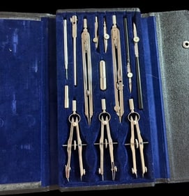 Vintage German K&E Drafting Set in Original Box