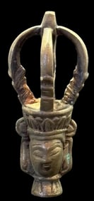 Antique Qing Dynasty Chinese Vajra Bell Holder