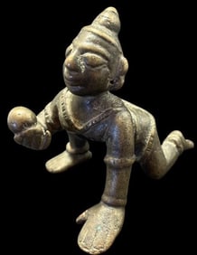 Antique Bala Krishna Figure Ca 1850