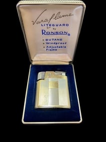 Veraflame Liteguard By Ronson Cigarette Lighter in Original Case