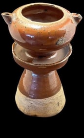 Song Dynasty Pottery Oil Lamp