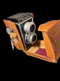 Super Ricoh Flex Double Lens Camera