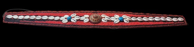 Tibetan Tribal Bead and Shell Belt