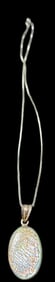 Abalone in Sterling Pendant on Chain