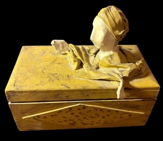 Handmade Friendship Box Signed Grek Martin