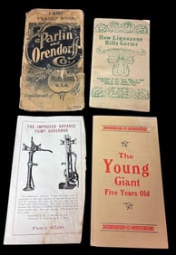 Lot of Four Antique Advertising  Ephemera 1897-1916