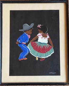 Mexican Silk Screen Print by Jose Luis Betanzos