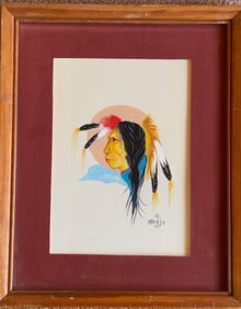 Textured Acrylic Painting By R. Harjo