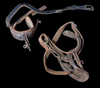 1879 Pistol in Assassination Attempt of Capt Eisenhower Texas/ with Spurs