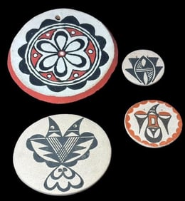 Clara Chavez Acoma Pueblo Pottery Wind Chime Pieces