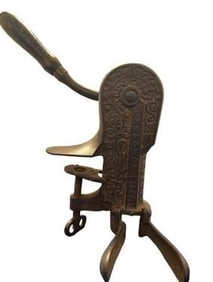 Antique Cast Iron Champion Corkscrew Wine Opener 1897