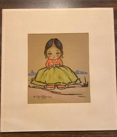 Christoffersen Native American Girl Print