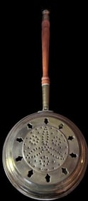 Antique Brass Bed Warmer ca 1880