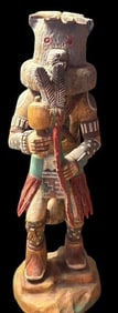 Native American Hopi Hand Carved Wolf Kachina