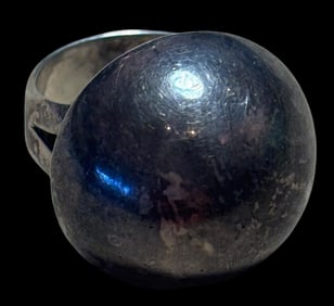 Native American Navajo Signed Yellowhorse Sterling Ring