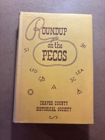 First Edition Hardcover Book - Roundup on the Pecos
