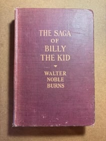 Hardcover Book - The Saga of Billy the Kid by Walter Noble Burns