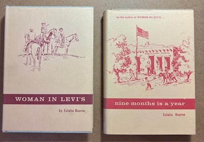 Lot of Two Hardcover books by Eulalia Bourne