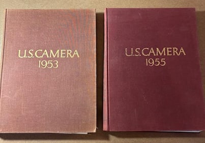 Pair of Books - U.S. Camera 1953 and 1955 by Tom Maloney