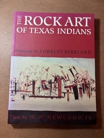 Softback Book - The Rock Art of Texas Indians by W. W. Newcomb