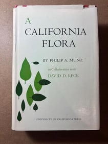 Hardback Book - A California Flora by Philip A Munz