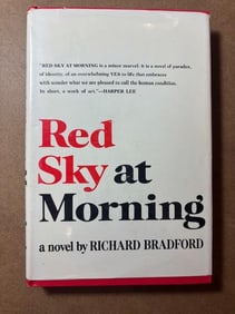 Hardback Book - Red Sky at Morning by Richard Bradford 1968