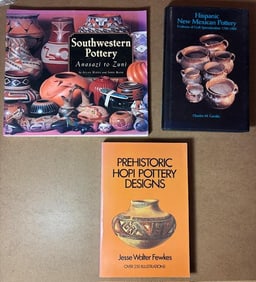 Lot of Three Southwest Native American Pottery Books