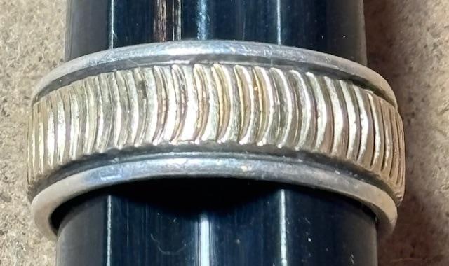 Native American Navajo Sterling and 14K Gold Ring Signed Morgan (1 of 4)