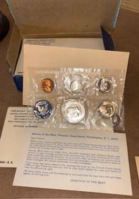 Lot of Nine Six-Coin Special 1965 Mint Sets