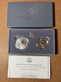 1991 US Mint Mount Rushmore Commemorative Proof Coin Set