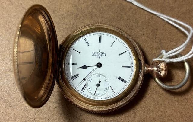 Vintage Elgin Goldtone Pocket Watch (1 of 6)