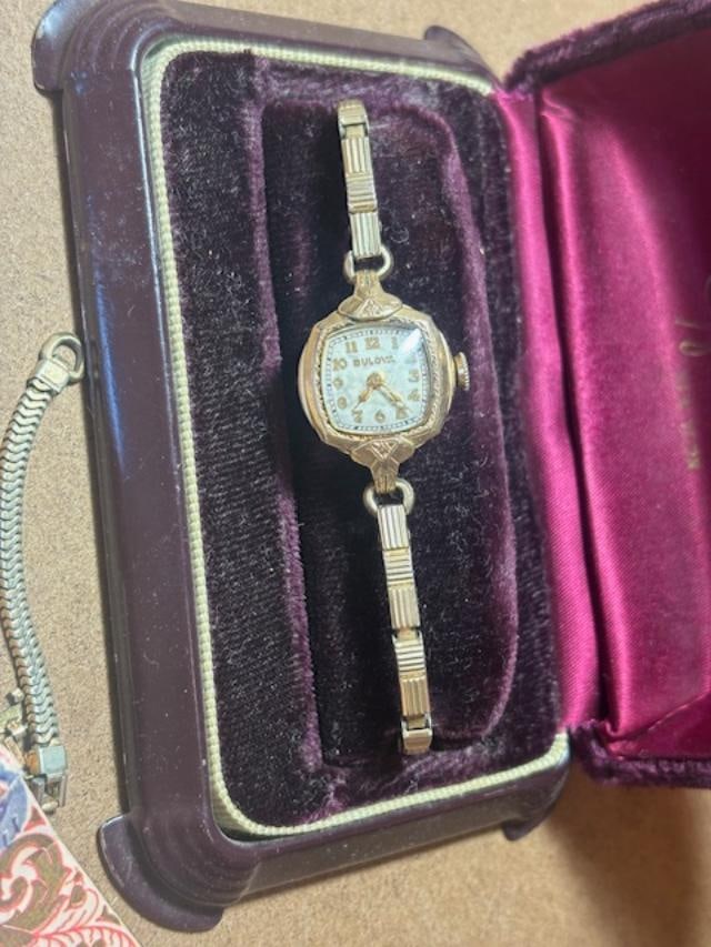Vintage Bulova Watch Ladie's Cocktail Watch in Original Box (1 of 6)