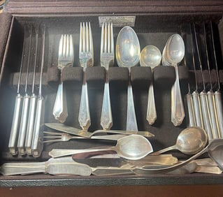 Gorham - Camilla 78 Piece Sterling Silver Flatware Set