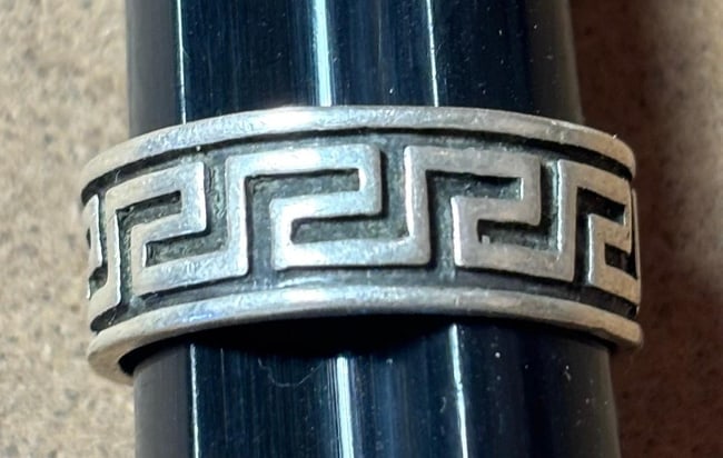 Native American Navajo Sterling Ring Signed S.T.C. (1 of 2)