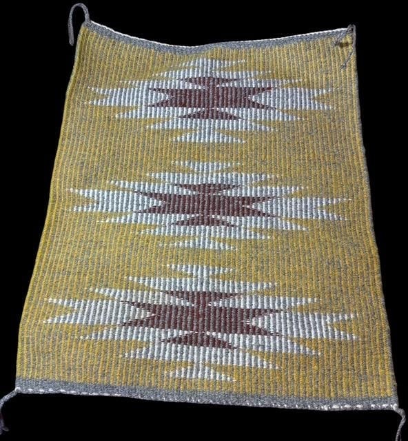 Navajo Red Mesa Woven Wall Hanging Rug (1 of 2)