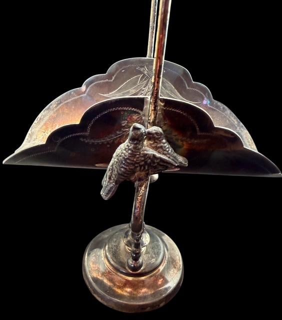 Victorian Triple Silver Plate Tableware Server - 2