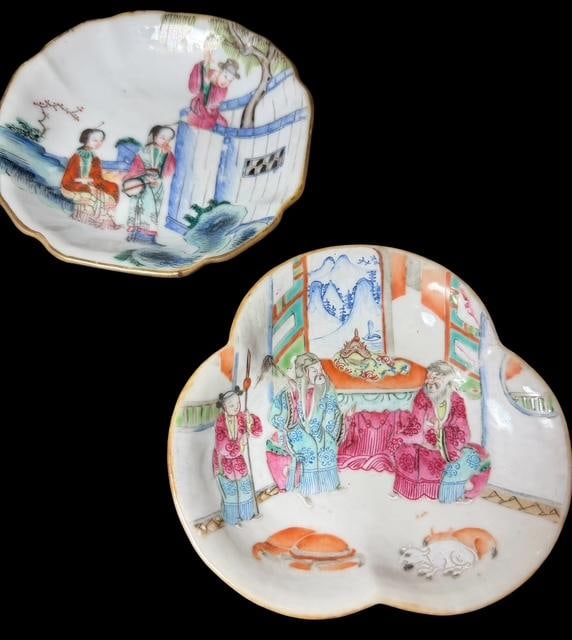 Pair of Antique Japanese Decorative Bowls - Ca Early 1900s (1 of 7)