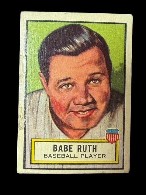 Topps Look n See Babe Ruth Baseball Card #15 Very Good (1 of 2)