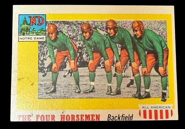 Football Card - The Four Horseman - Notre Dame Card #68 (1 of 2)