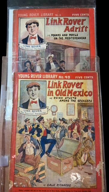 Lot of Two Young Rover Library Nickel Weekly Magazines Ca. Early 1900s (1 of 3)