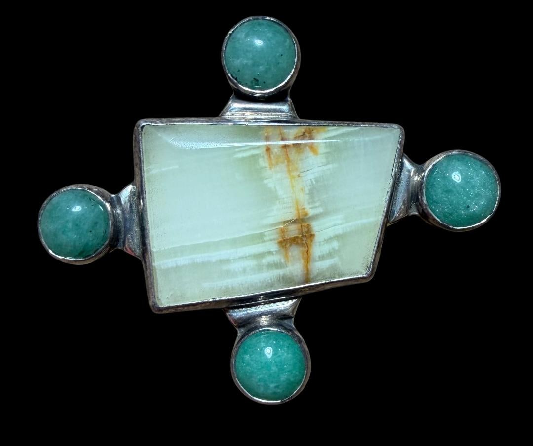 TISCHE - Sterling Navajo Pin (1 of 2)