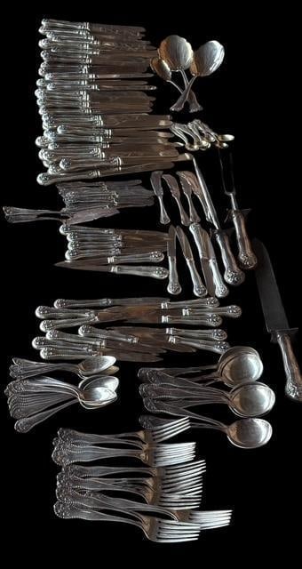 1897 Gorham Lancaster Sterling Silver Flatware Set - 12