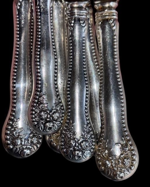 1897 Gorham Lancaster Sterling Silver Flatware Set - 13