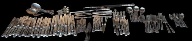 1897 Gorham Lancaster Sterling Silver Flatware Set - 3