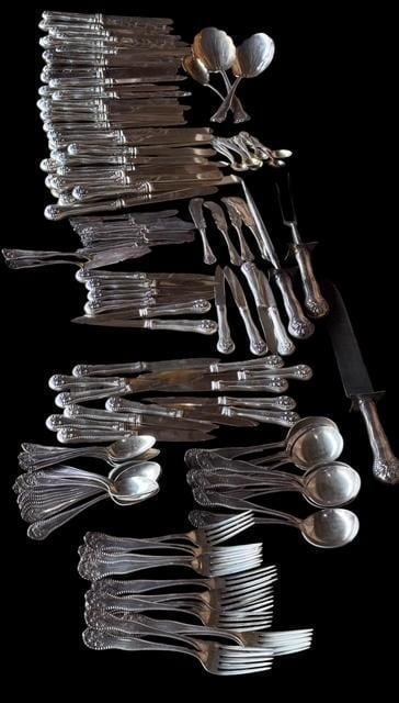 1897 Gorham Lancaster Sterling Silver Flatware Set - 4