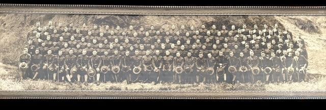 WWI Era Framed Photograph Truck Co. "C" (1 of 5)