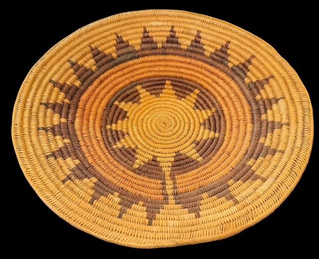 Native American Navajo Handwoven Wedding Basket (1 of 5)